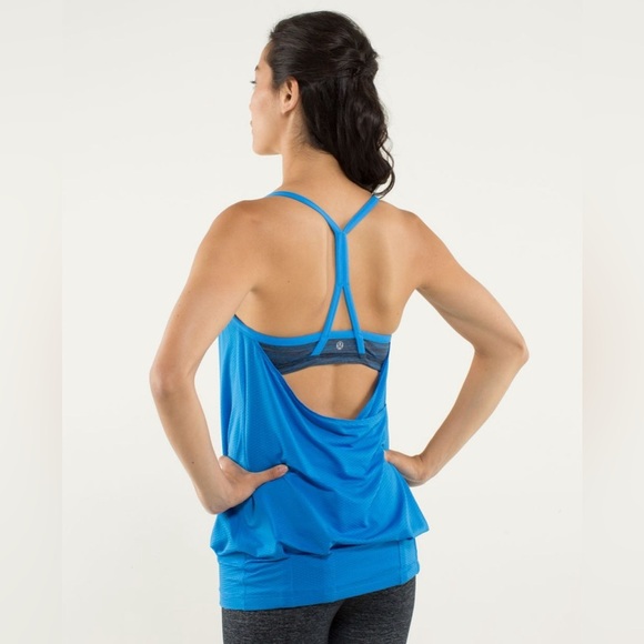 Lululemon C.Y.B Tank Cornflower Wee Are From Space October Inkwell Women Size 4? - Picture 2 of 11